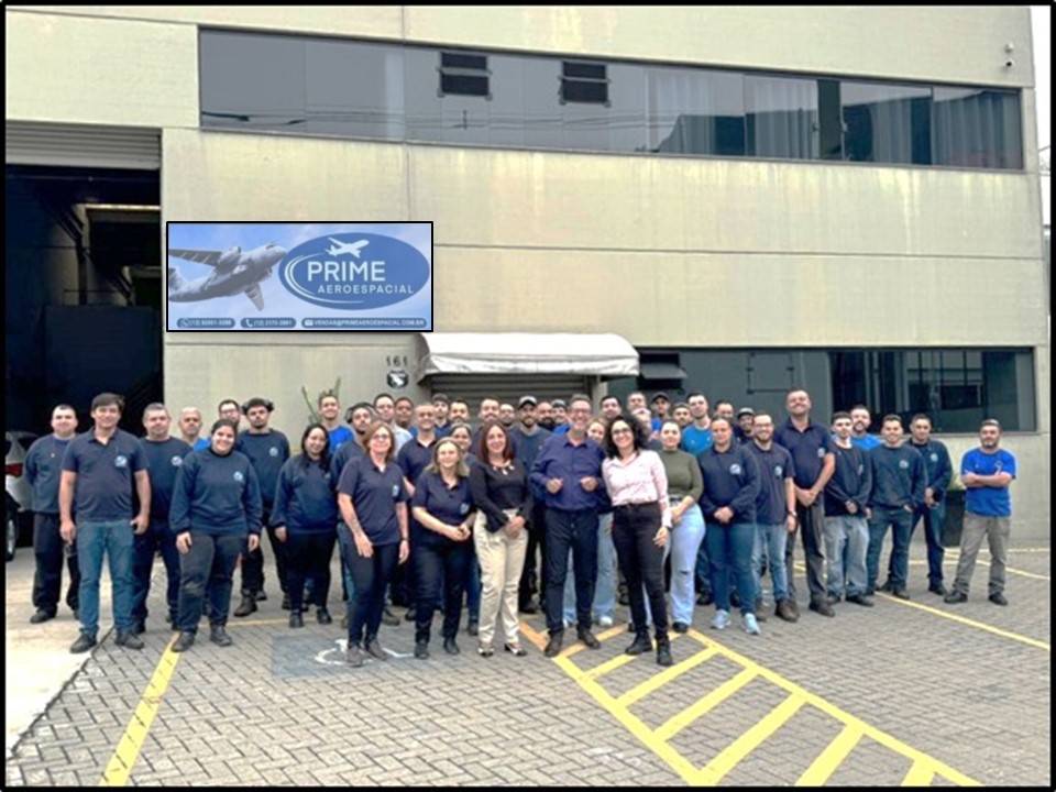 Equipe e instalações da Prime Aeroespacial